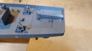 3D Printed Castle Class Corvette Model Ship Walkabout