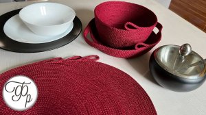 Создайте уют на кухне своими руками. Стильные сервировочные салфетки в технике ЗигЗаг