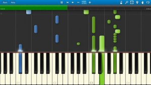 БандЭрос - Коламбия Пикчерс (на пианино Synthesia)