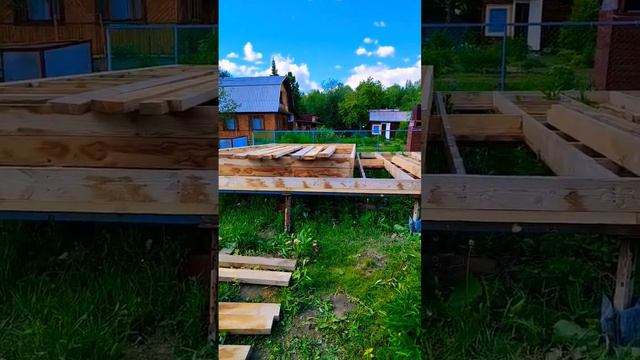 начало второго строительного сезона. сборка каркасных стен #uraldacha96 #каркасныйдом #дача #стройк