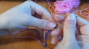 Как соединить между собой две нити без узла - Соединение пряжи без узелка