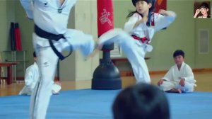 Taekwondo Qiunan Vs Karate Smith - Talent kids