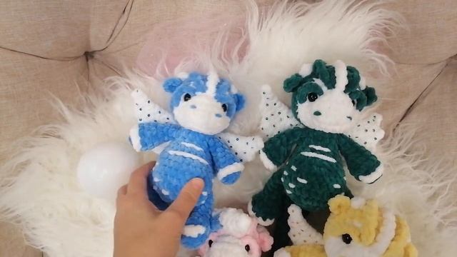 Дракон/год Дракона. Игрушка Дракон вязаная. смотреть онлайн