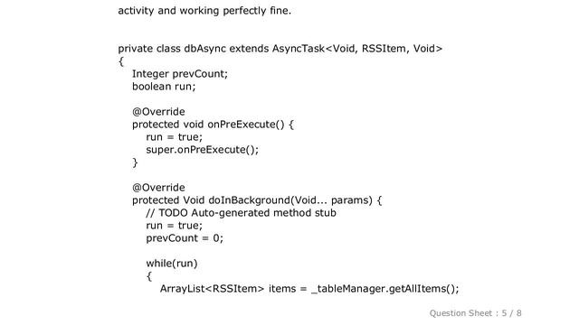 Android : Android SDK AsyncTask doInBackground not running (subclass) смотреть онлайн