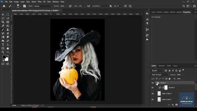 Glow Effect | Pumpkin Glow Photoshop, halloween photoshop manipulation