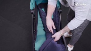 Cybex Footmuff - как установить конверт на коляску Cybex Beezy