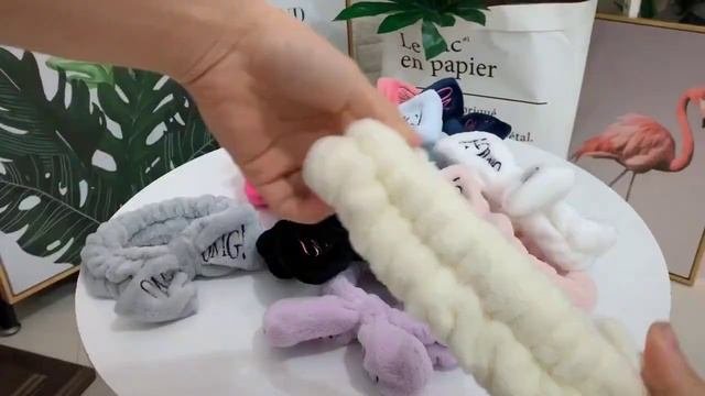 Повязка на голову с надписью Omg для женщин и девочек, бантиком, тюрбан макияжа, эластичные повязки