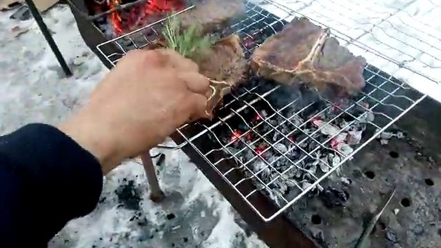 Стейк по домашнему на Мангале смотреть онлайн