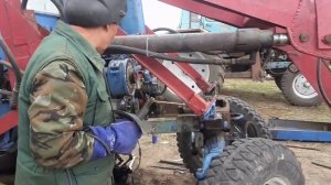 Продолжение переделки рулевой колонки от мтз на т - 40. 3 часть