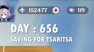 DAY 656 SAVING FOR TSARITSA