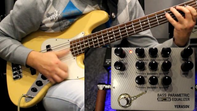 YERASOV SCS PQ-10B - бас-гитарный параметрический эквалайзер/bass parametric EQ