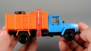 Мусоровоз КО-413 (ГАЗ-3307) || Автолегенды СССР Грузовики №54 || Обзоры масштабных моделей 1:43