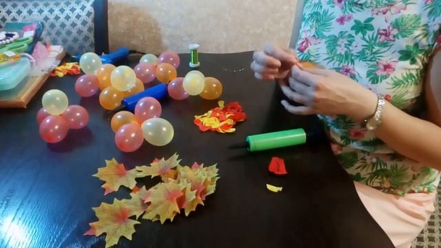 Гирлянда из шариков осенней тематики / Рукоделие / Праздники, подарки, развлечения