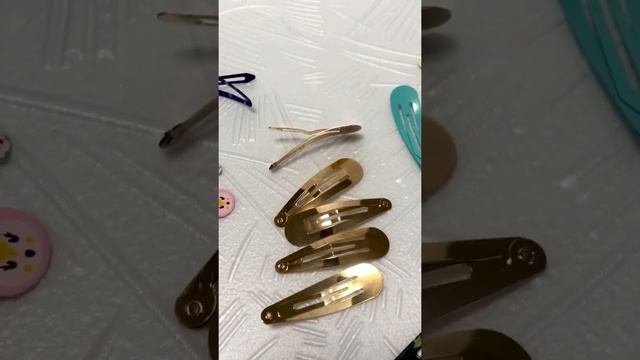 Детские заколки клик-клак