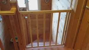 Ворота безопасности _ child safety gate _ калитка на лестницу своими руками