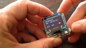 Tiny Altimeter with Arduino, Oled display 128x64, pressure sensor BMP180