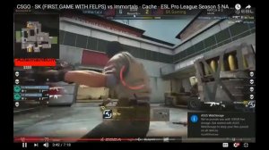 SK GAMING'S FIRST GAME WITH FELPS! VS IMMORTALS!