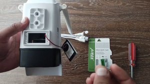 V380 pro wifi camera sd card setup | Memory card setting in smart camera