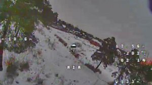 Что видит пилот дрона в аналоговых FPV очках без прекрас и жёсткий краш в конце