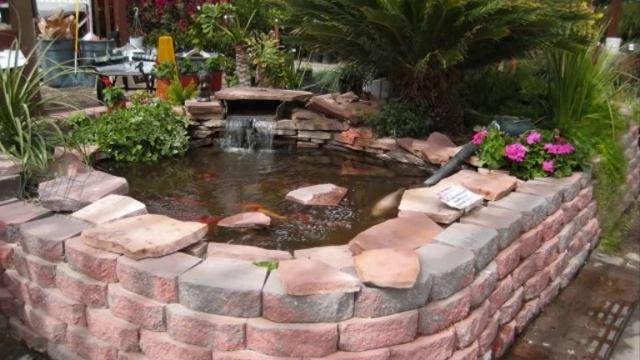 Декоративный пруд на даче смотреть онлайн