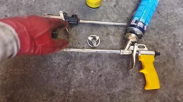 Как разобрать пистолет для монтажной пены. смотреть онлайн