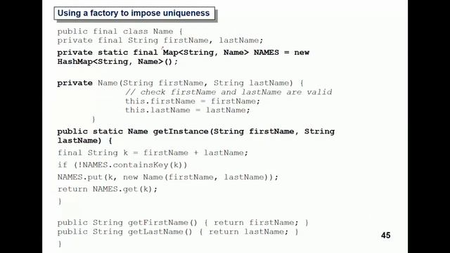 Object Factories Java смотреть онлайн
