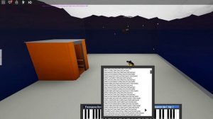 Attempting to play Aria Math from C418 on a Roblox Piano
