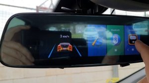 Установка умного зеркала на Peugeot 308. Проверка в работе.