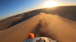 First ride with ADDR at the dunes New 2021 KTM 450 sxf