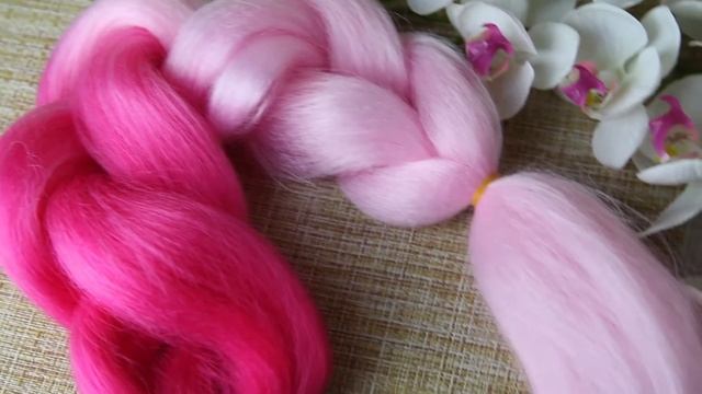 Цветные волосы для косичек смотреть онлайн