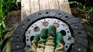 Как поставить правильно диск сцепления, бмв е34 м50б25