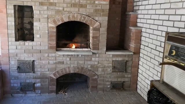 Уличная печь своими руками. Всё из Лего-Кирпича!