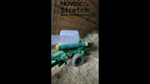 Агрострейч (сенажная пленка) — процесс обмотки сенажа перед длительным хранением.  «НОВАСТРЕЙЧ»