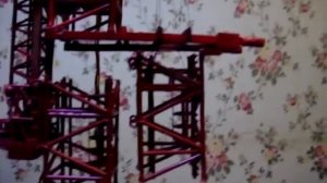 Монтаж модели башенного крана КБ-674.