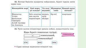 4-сынып. Қазақ тілі. 93-сабақ. Жіктеу есімдігі.
