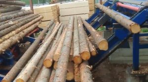 Разобщитель бревен производства компании Аркон | Раскряжевка бревен