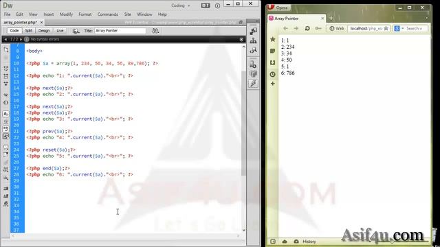 PHP and Mysql Essential Bangla   35  Array pointer in php