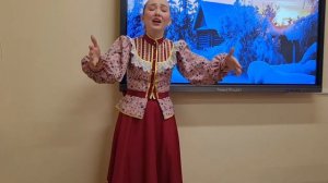 Русская народная песня "Ах, кабы на цветы да не морозы" в обработке Ю.Зацарного. Гусева Алина
