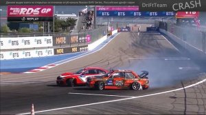 Crash Антона Козлова на 7 этапе RDS