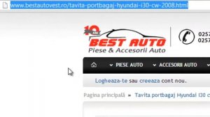 Covoras portbagaj Hyundai I30 cw 2008-