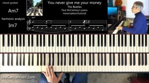 The Beatles - You Never Give Me Your Money - meticulous piano transcription/tutorial/lesson