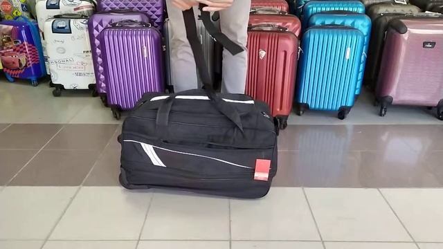 Дорожная сумка на колесах. Производство Волгоград. Средний размер. смотреть онлайн