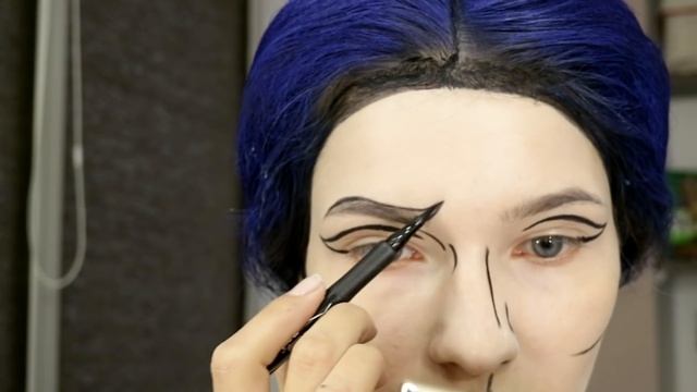 Макияж на Хэллоуин для девушек. Поп арт//POP ART MAKEUP смотреть онлайн