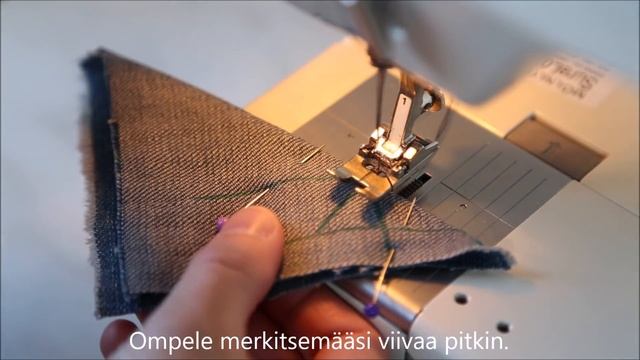 Vinon kulman ompeluohje Hääräämö смотреть онлайн