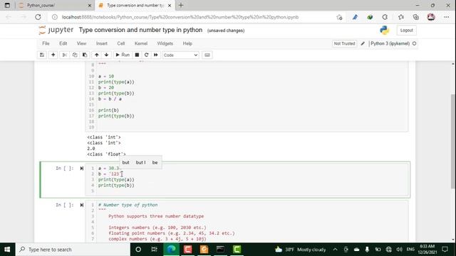 13 - Python type conversion & number type