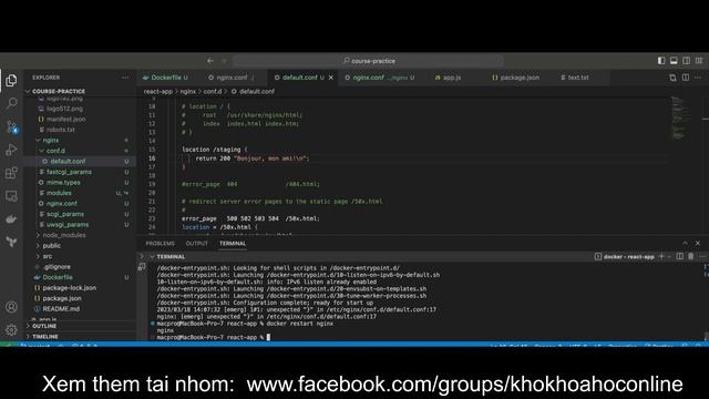 Buổi 06 Cấu hình Nginx và Host Docker Registry смотреть онлайн