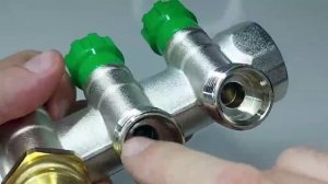 TIM Коллектор регулирующий под 45°для отопления и водоснабжения