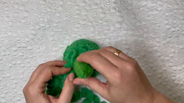 Ёлочка крючком (легкий способ) / елочка своими руками.
