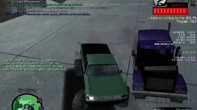 Gta San Andreas- /-Samp- /-Multigames-: Monster VS Roadtrain смотреть онлайн