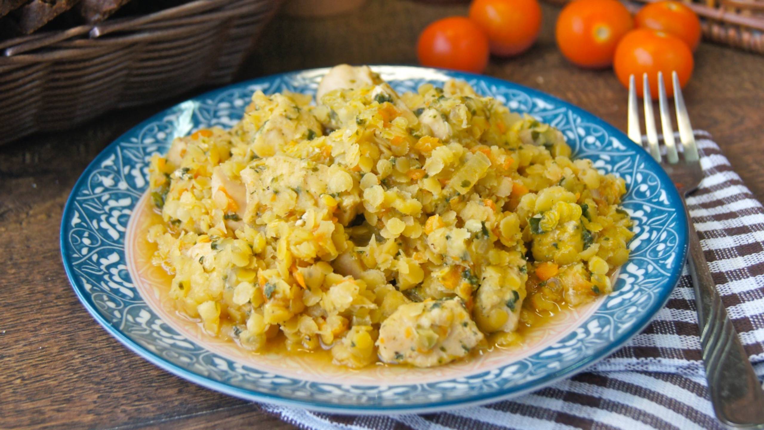 🍲 Чечевица с курицей на сковороде — рецепт простого, вкусно и полезного блюда на ужин